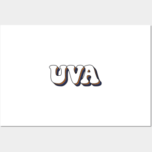 uvirginia lettering Posters and Art